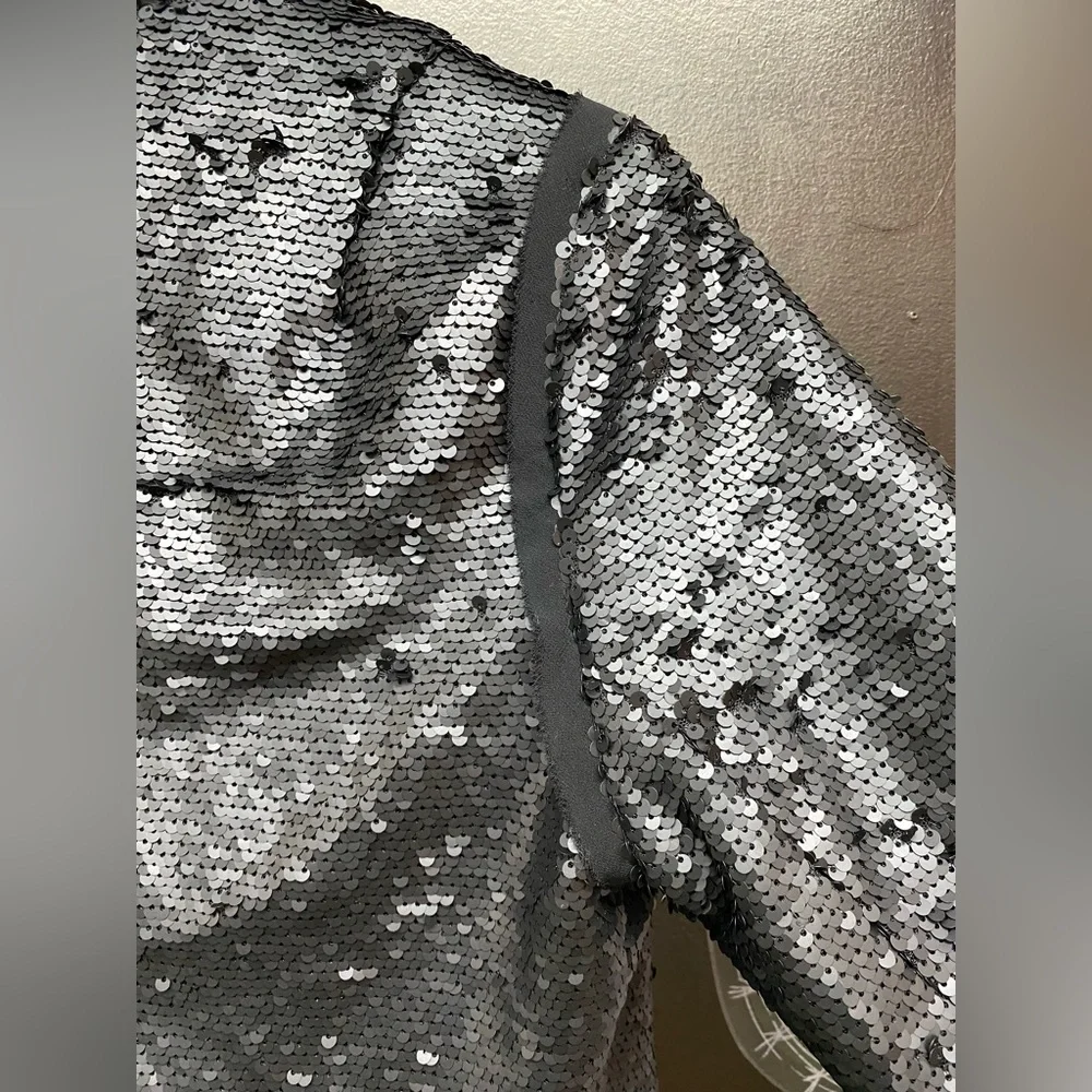 MISS ME black sequence waterfall blazer 🖤 - Picture 6 of 16